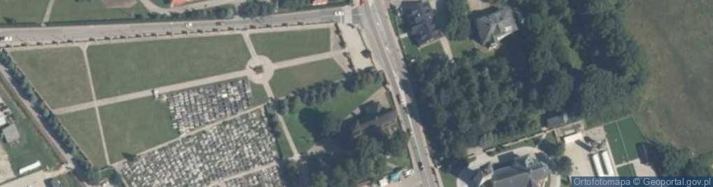 Zdjęcie satelitarne kościół św. Apostołów Szymona i Judy Tadeusza