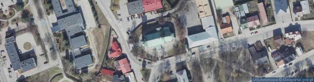 Zdjęcie satelitarne kościół św. Jadwigi