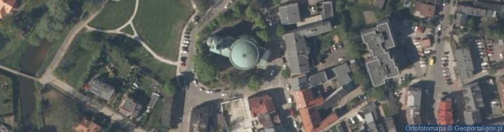 Zdjęcie satelitarne kościół św. Jakuba