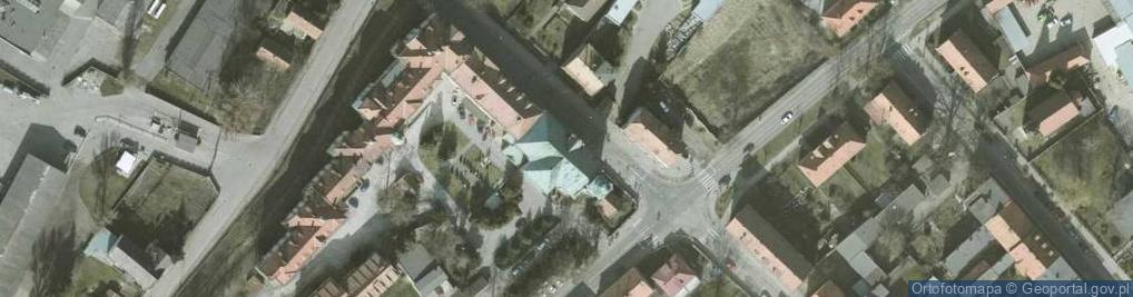 Zdjęcie satelitarne Kościół św.Piotra i Pawła