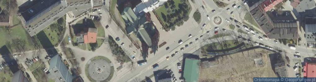 Zdjęcie satelitarne kościół św. Rodziny