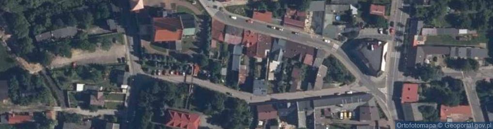 Zdjęcie satelitarne kościół św Zygmunta