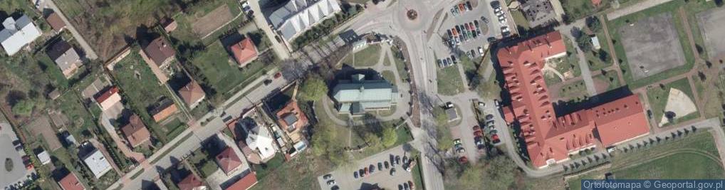 Zdjęcie satelitarne Kościół Wszystkich Świętych