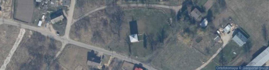 Zdjęcie satelitarne Ruiny kościoła w Cieszynie