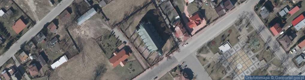 Zdjęcie satelitarne Zabytek sakralny