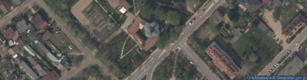 Zdjęcie satelitarne Zabytek sakralny
