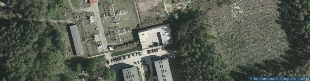 Zdjęcie satelitarne Zakład energetyczny
