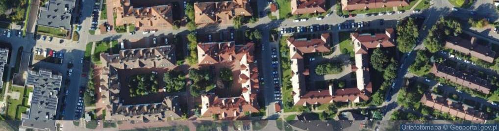 Zdjęcie satelitarne Bogusława Bystroń Pracownia Krawiecka