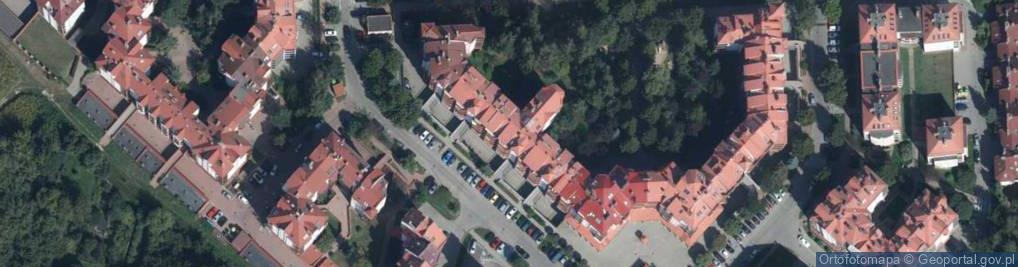 Zdjęcie satelitarne Dębowczyk Agnieszka Pracownia Krawiecka Domino