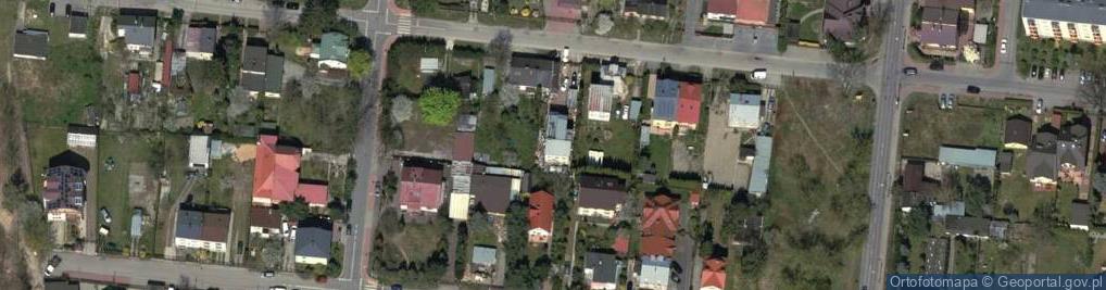 Zdjęcie satelitarne Jadwiga Krystyna Grabska Krawiectwo Konfekcyjne Damskie - Wyrób i Sprzedaż Jadwiga Grabska