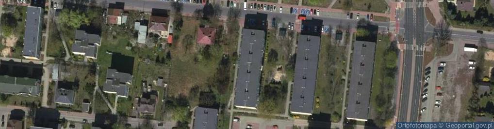 Zdjęcie satelitarne Krawiectwo Dziewiarstwo Handel Obwoźny