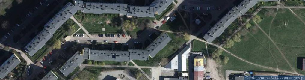 Zdjęcie satelitarne Krawiectwo Odzieży Lekkiej Miarowe i Konfekcyjne