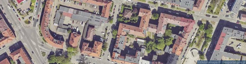 Zdjęcie satelitarne Krawiectwo