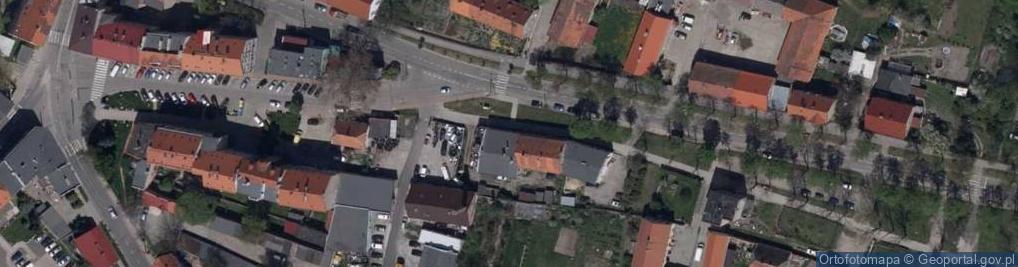 Zdjęcie satelitarne Zakład Krawiecki Czesława Jaworska