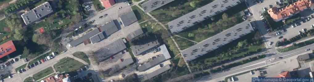 Zdjęcie satelitarne Zakład Krawiecki Galas J Szymonik M Choczyński J Błachut M