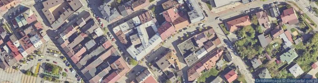 Zdjęcie satelitarne Zakład Krawiecki