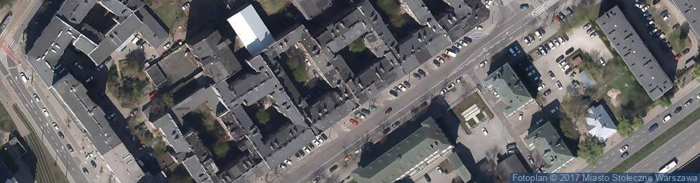 Zdjęcie satelitarne Zakład krawiecki