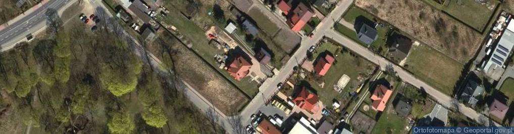 Zdjęcie satelitarne Zakład krawiecki