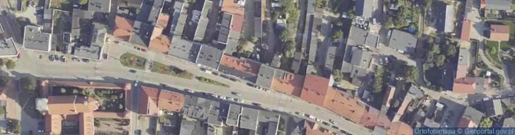 Zdjęcie satelitarne Zakład Optyczny Wschowa Irena Płótniak