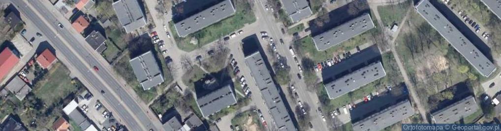 Zdjęcie satelitarne Centrum usług pogrzebowych przedsiębiorstwa Zieleń Miejska