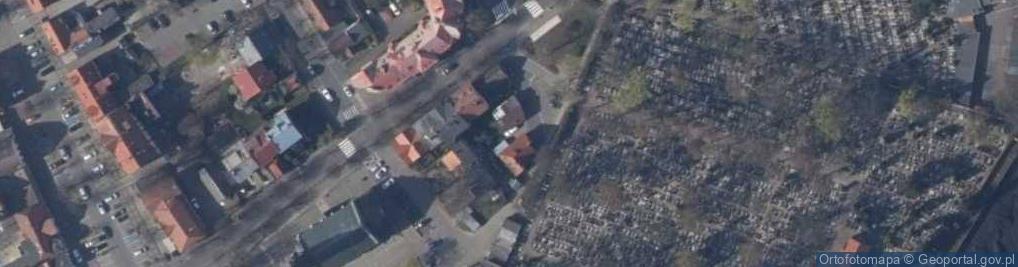 Zdjęcie satelitarne Dąbek Usługi Pogrzebowe