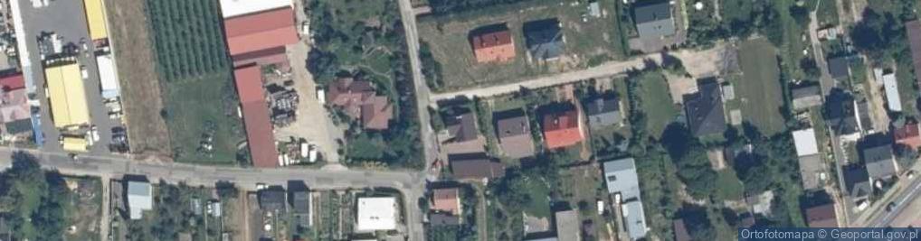 Zdjęcie satelitarne Marek Załęcki. Zakład pogrzebowy