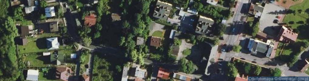 Zdjęcie satelitarne Usługi pogrzebowe Tarczyn M. Woldan