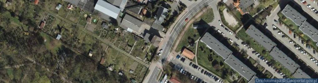 Zdjęcie satelitarne Zakład Usług Pogrzebowych Kir Leszek Brodnicki