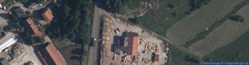 Zdjęcie satelitarne Tartak Dana - Podlecka Danuta