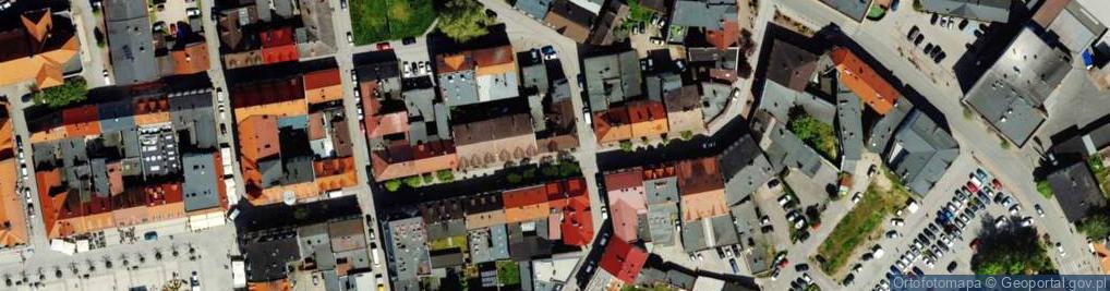 Zdjęcie satelitarne Szklarstwo i Handel Janina Felkel Wala