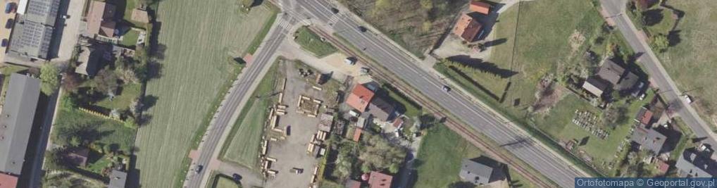 Zdjęcie satelitarne Szklarstwo