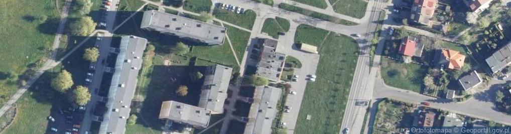Zdjęcie satelitarne Zakład szklarski INOGLASS