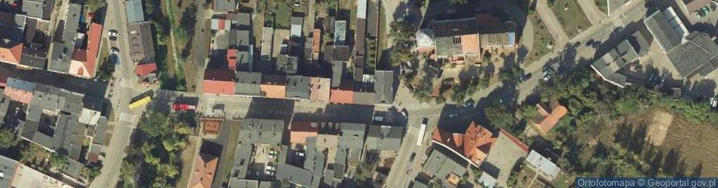 Zdjęcie satelitarne Zakład szklarski