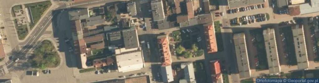Zdjęcie satelitarne ZUS Biuro Terenowe w Poddębicach (podlega pod: ZUS II Oddział w Łodzi)