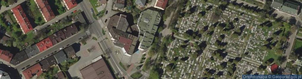 Zdjęcie satelitarne ZUS Inspektorat w Cieszynie (podlega pod: ZUS Oddział w Bielsku-Białej)