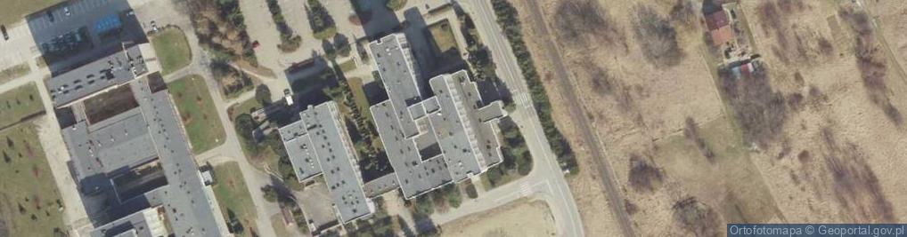 Zdjęcie satelitarne ZUS Inspektorat w Krośnie (podlega pod: ZUS Oddział w Jaśle)