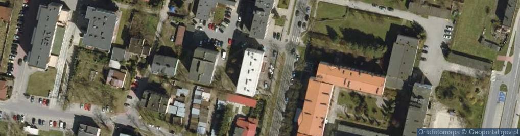 Zdjęcie satelitarne ZUS Inspektorat w Łowiczu (podlega pod: ZUS I Oddział w Łodzi)