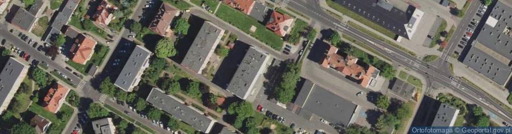 Zdjęcie satelitarne ZUS Inspektorat w Lubinie (podlega pod: ZUS Oddział w Legnicy)