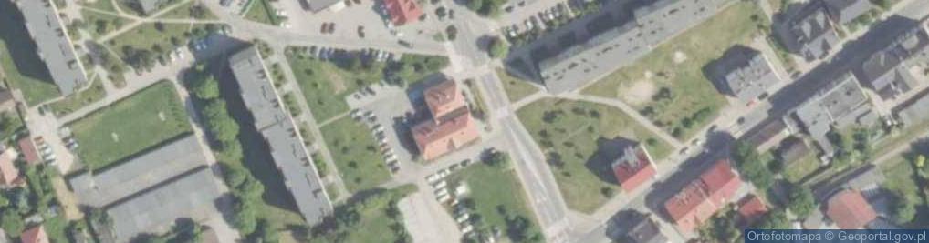 Zdjęcie satelitarne ZUS Inspektorat w Oleśnie (podlega pod: ZUS Oddział w Opolu)