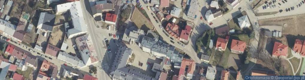 Zdjęcie satelitarne ZUS Oddział w Jaśle