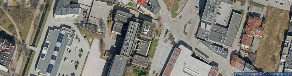 Zdjęcie satelitarne ZUS Oddział w Kielcach