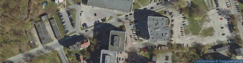 Zdjęcie satelitarne ZUS Oddział w Pile