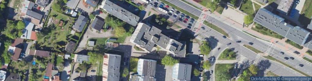 Zdjęcie satelitarne ZUS Oddział w Płocku