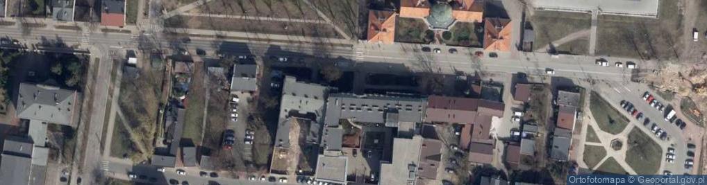Zdjęcie satelitarne ZUS Oddział w Tomaszowie Mazowieckim