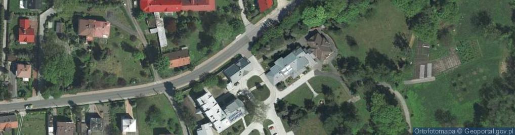 Zdjęcie satelitarne Dom Prowincjalny Zgromadzenia Sióstr Albertynek w Rząsce