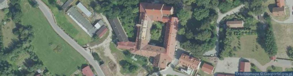 Zdjęcie satelitarne Opactwo Mniszek Benedyktynek w Staniątkach