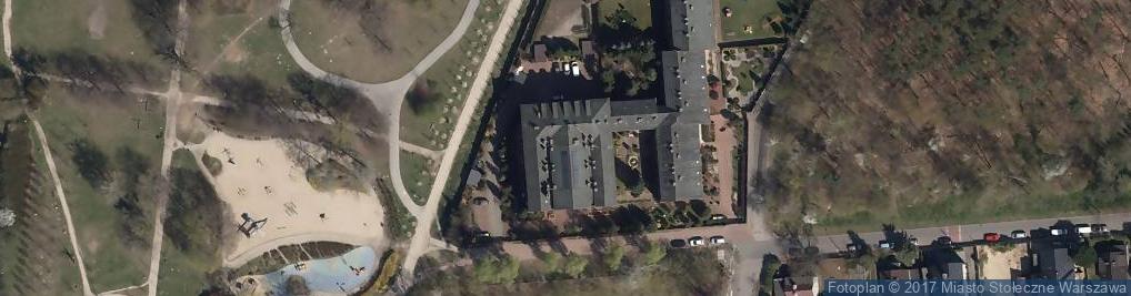 Zdjęcie satelitarne Służebniczki NMP
