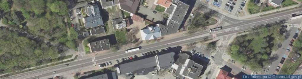 Zdjęcie satelitarne Służki
