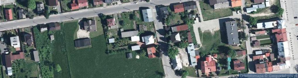 Zdjęcie satelitarne Służki