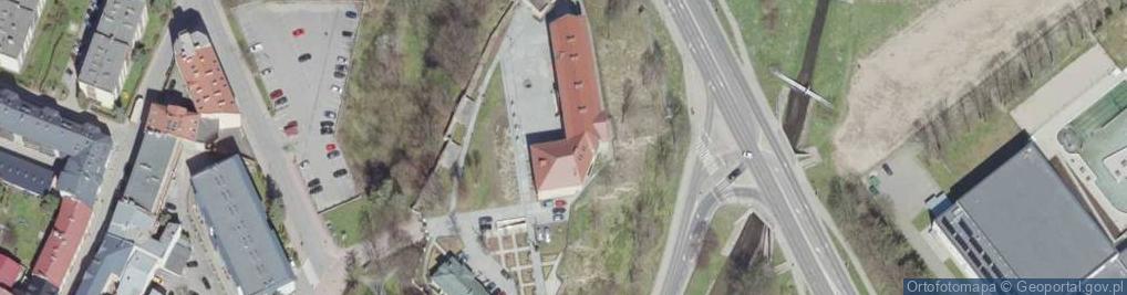 Zdjęcie satelitarne Gotycki zamek kazimierzowski